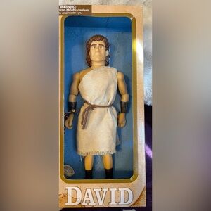 NIB! Talking David -Messengers of Faith Decorative Box with Mediterranean Map